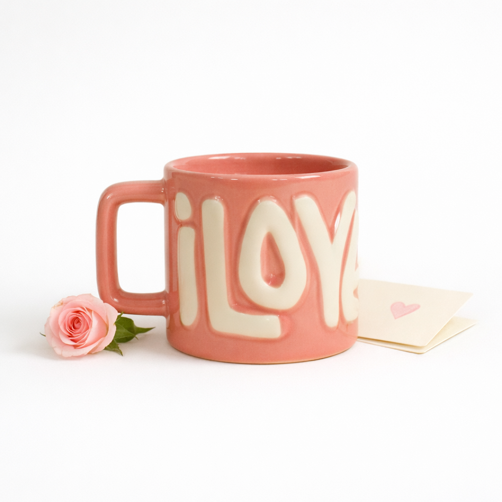 I Love You Pink Mug