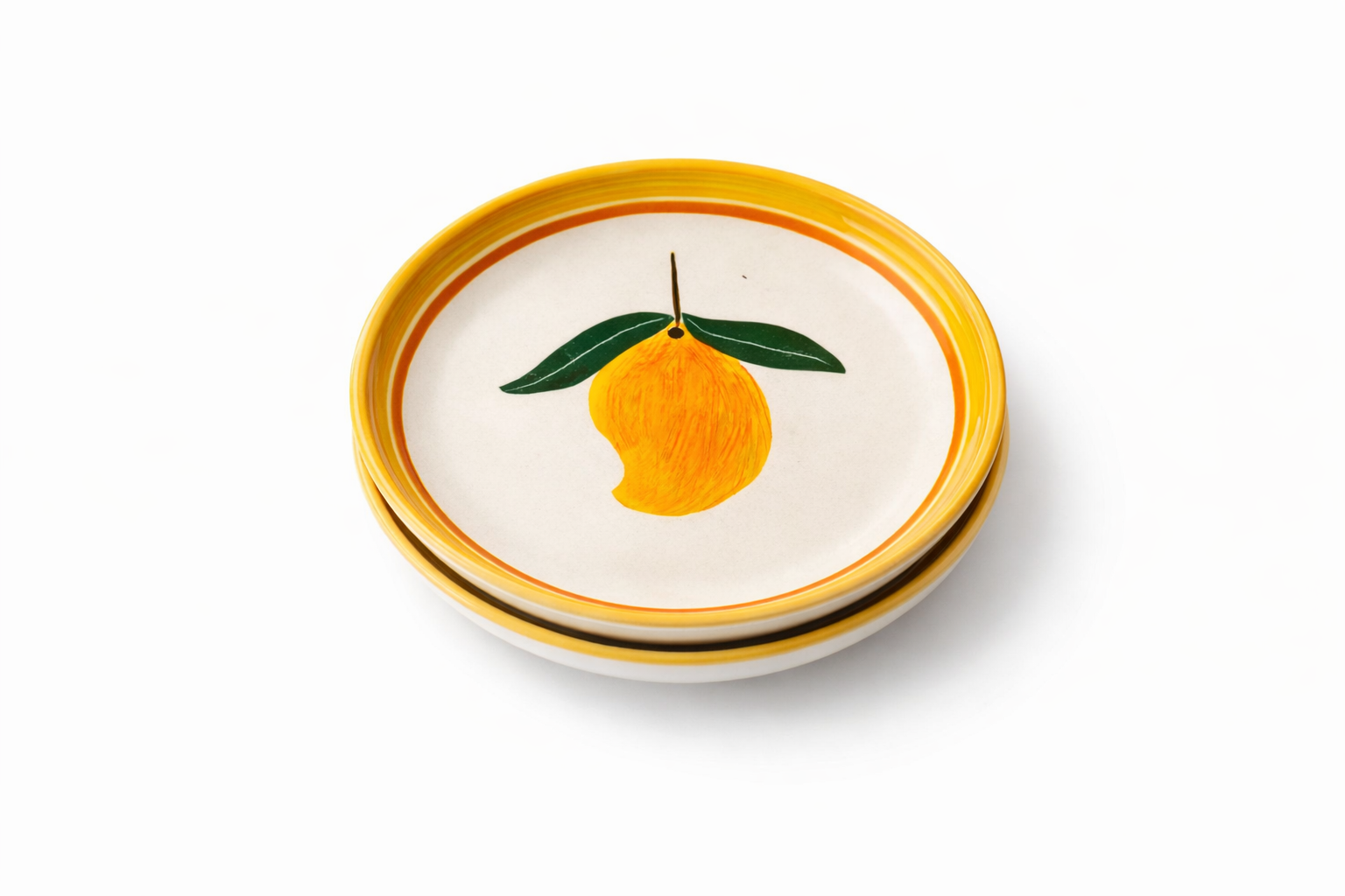 Aam Bagaan Handpainted Ceramic Plate Sets (7.5 inches)