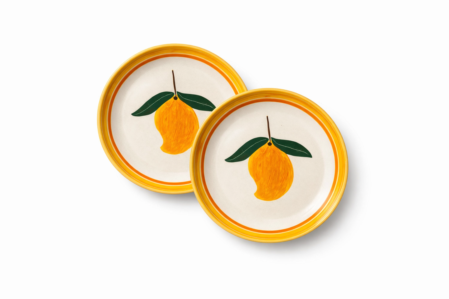 Aam Bagaan Handpainted Ceramic Plate Sets (7.5 inches)