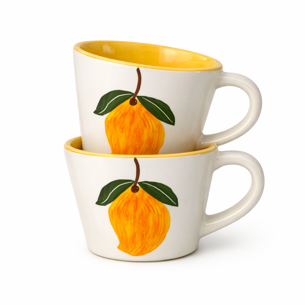 Aam Bagaan Handpainted Ceramic Mug (200 ml )