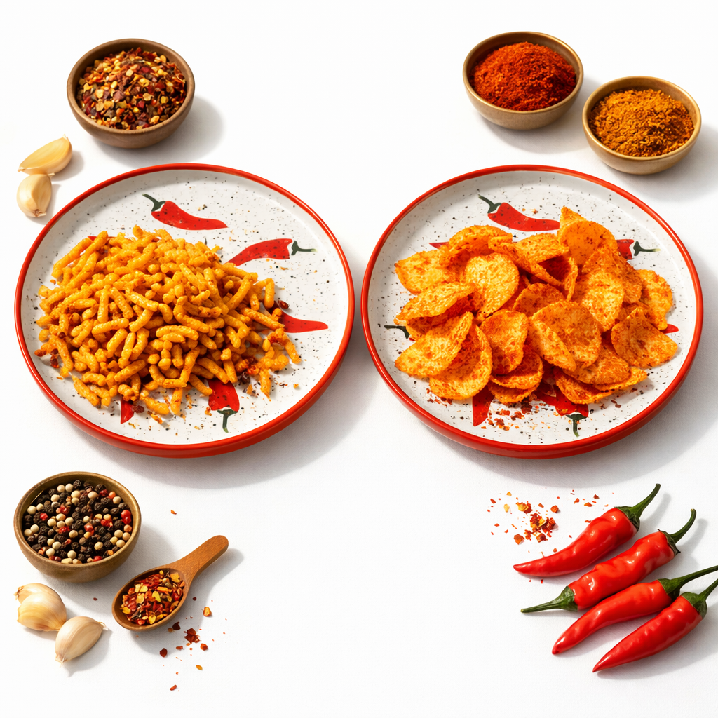 Keep It Spicy Ceramic Snack Plate (8 inches)