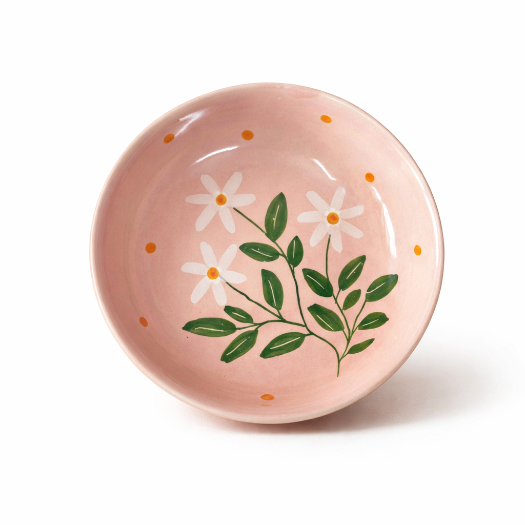Parijat Postcard Ceramic Bowl - Single
