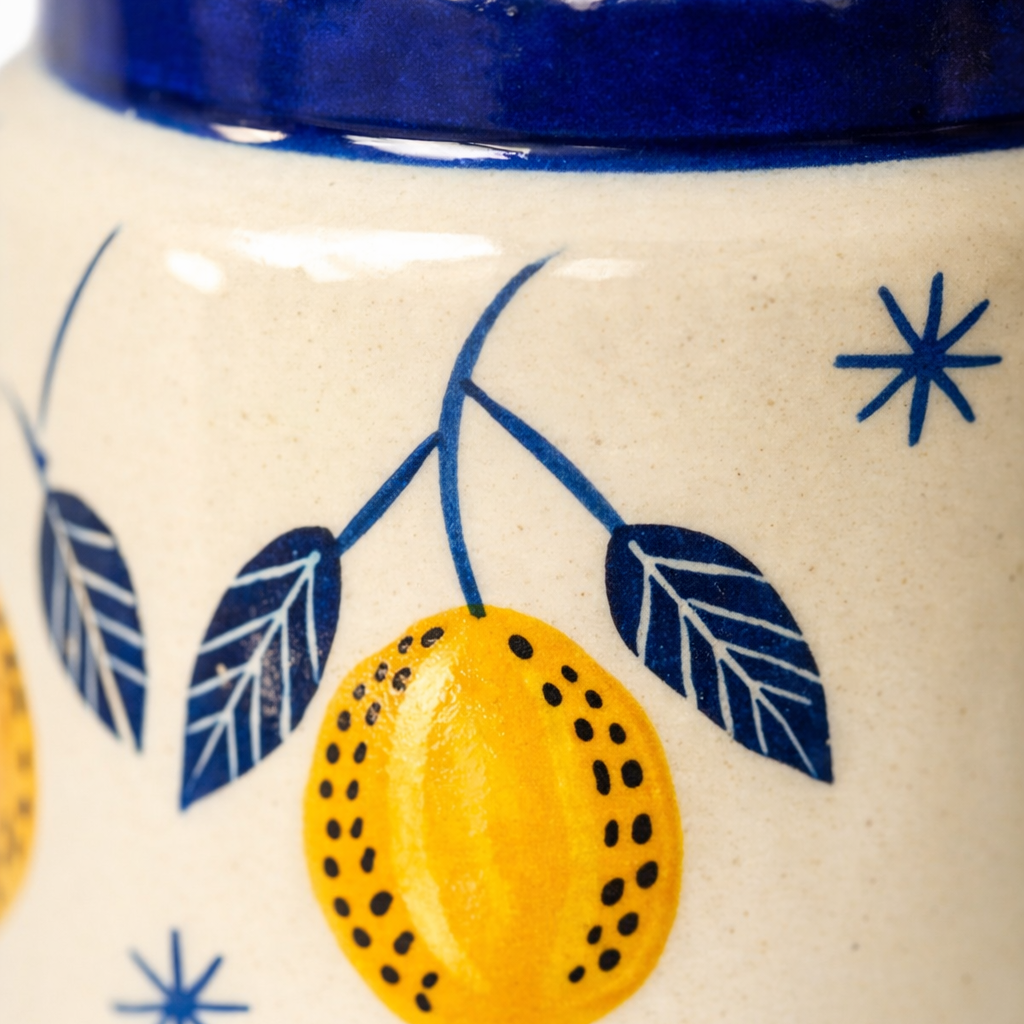 Lemon Leafy Jar - 800ml