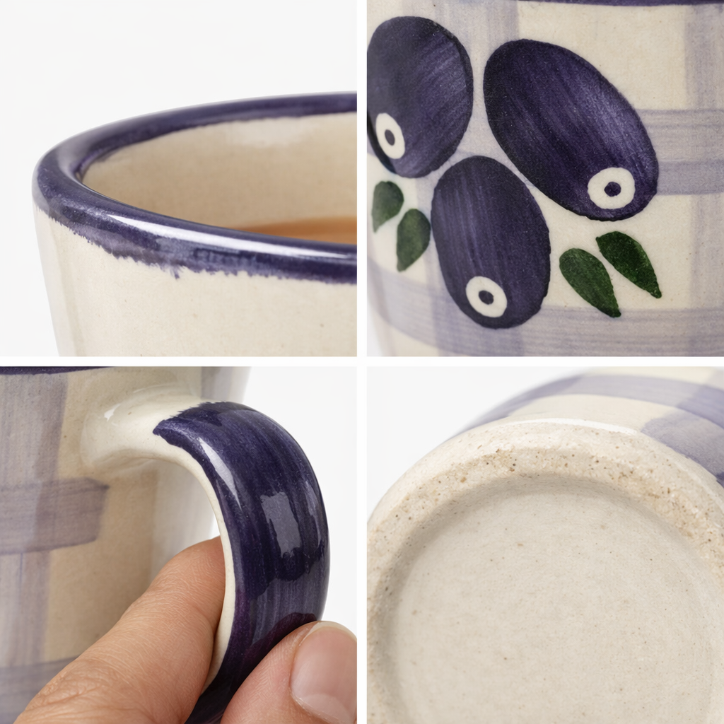 Jamun Junction Handpainted Ceramic Mug (200 ml )