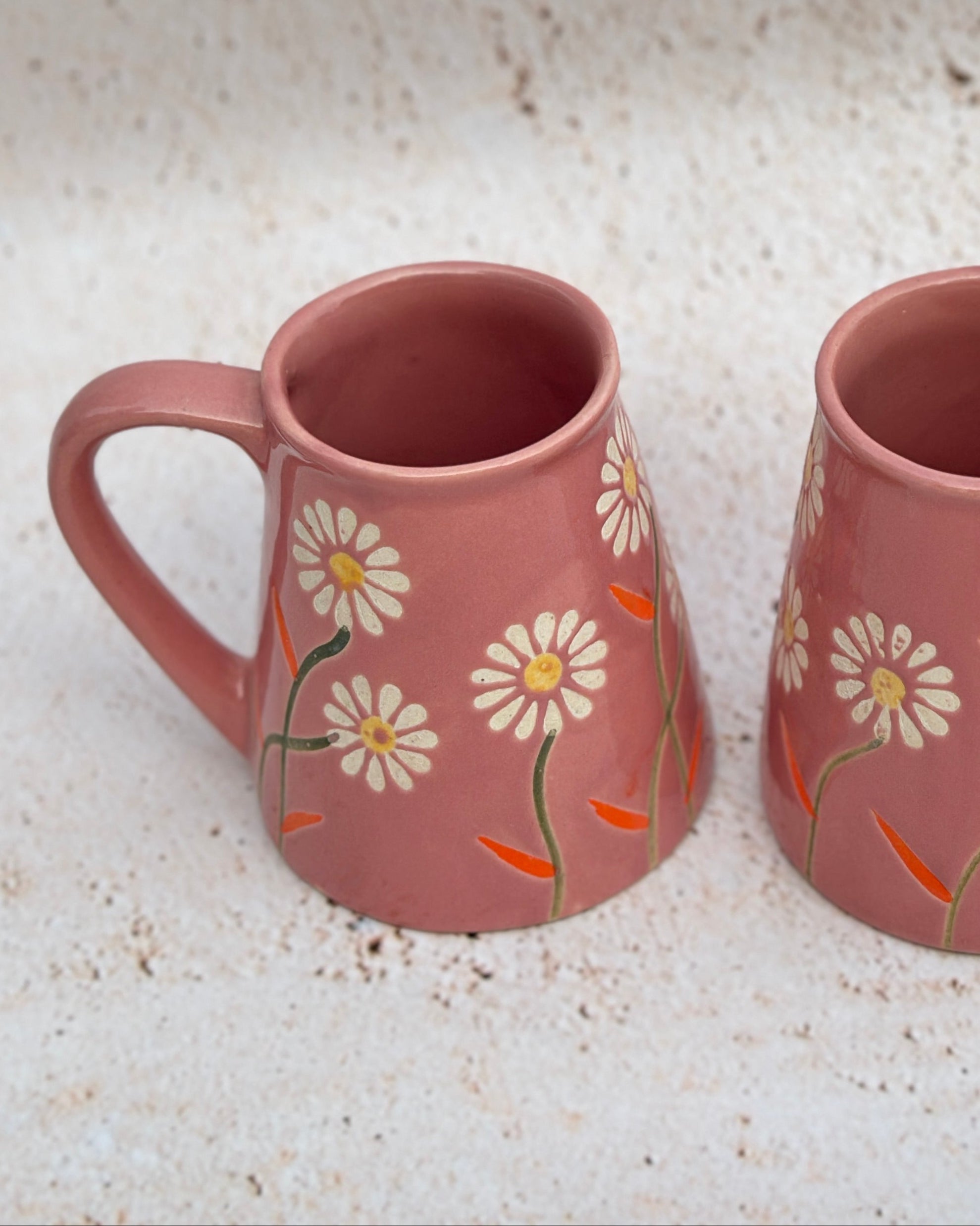 Set - Garden Bloom Mug in Pink Floral Design (250ml)