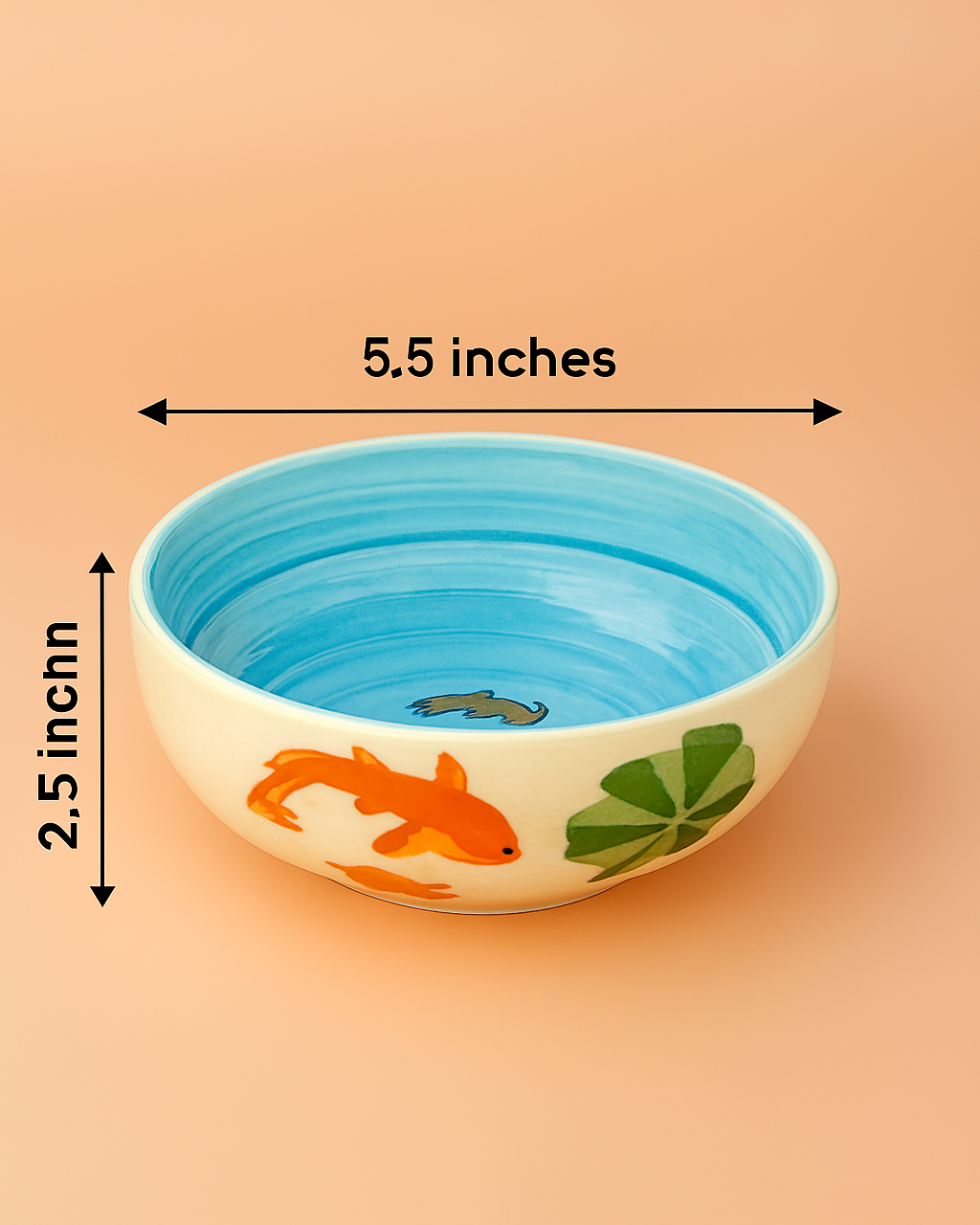 Set - Koi Mulaqaat Fish Ceramic Small Bowls