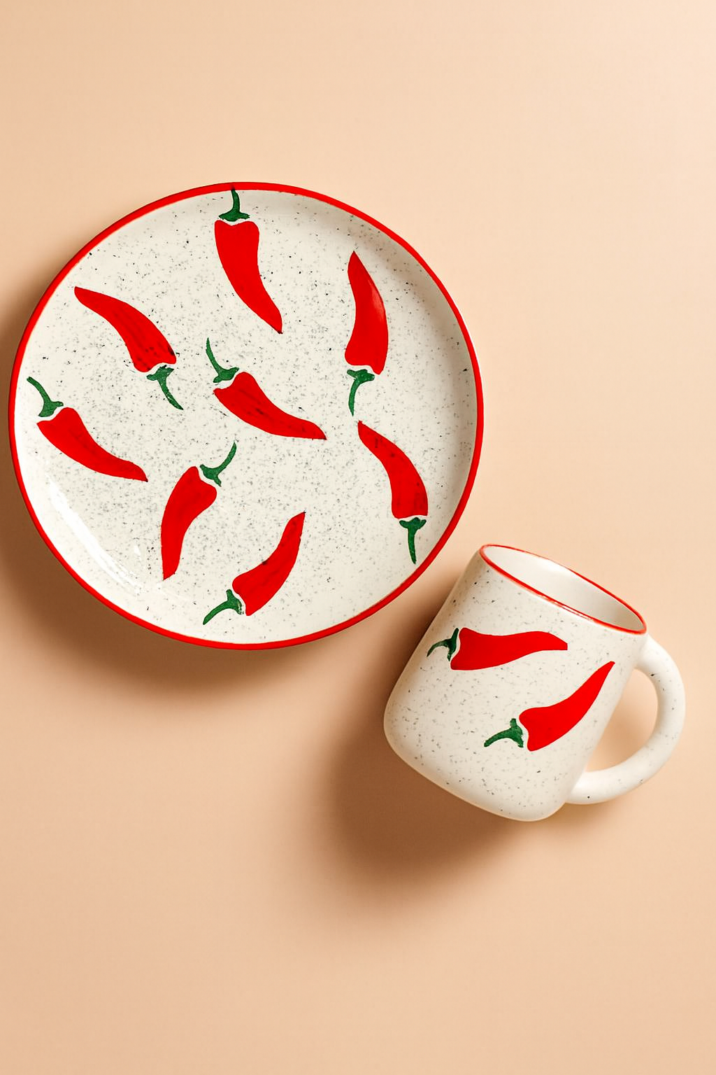 Keep It Spicy Ceramic Set - Plate & Mug