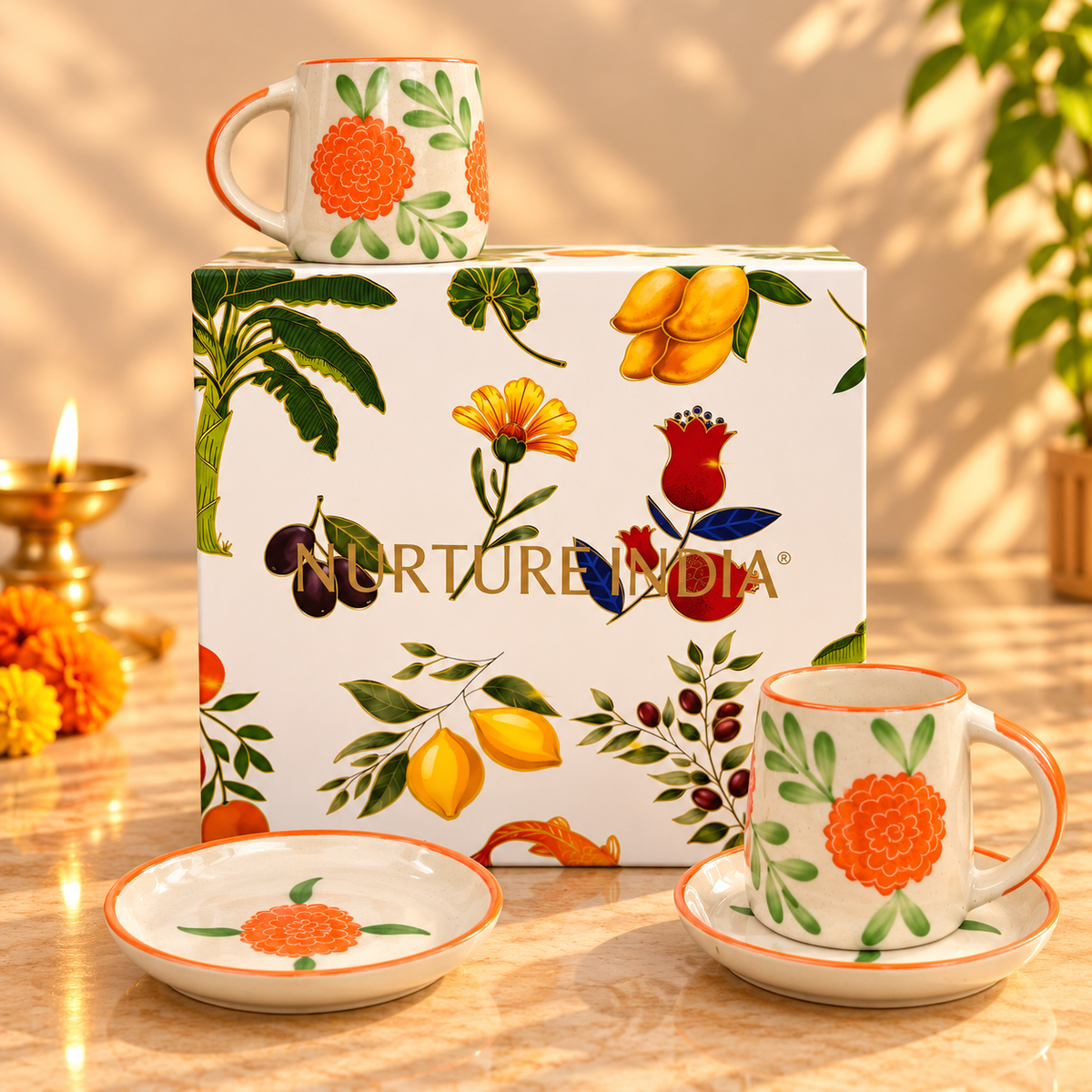 Set of 2 Mugs & 2 Tapas - Hamper