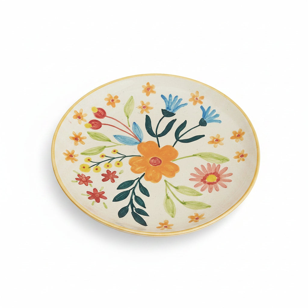 Floral Extravaganza Breakfast Plates