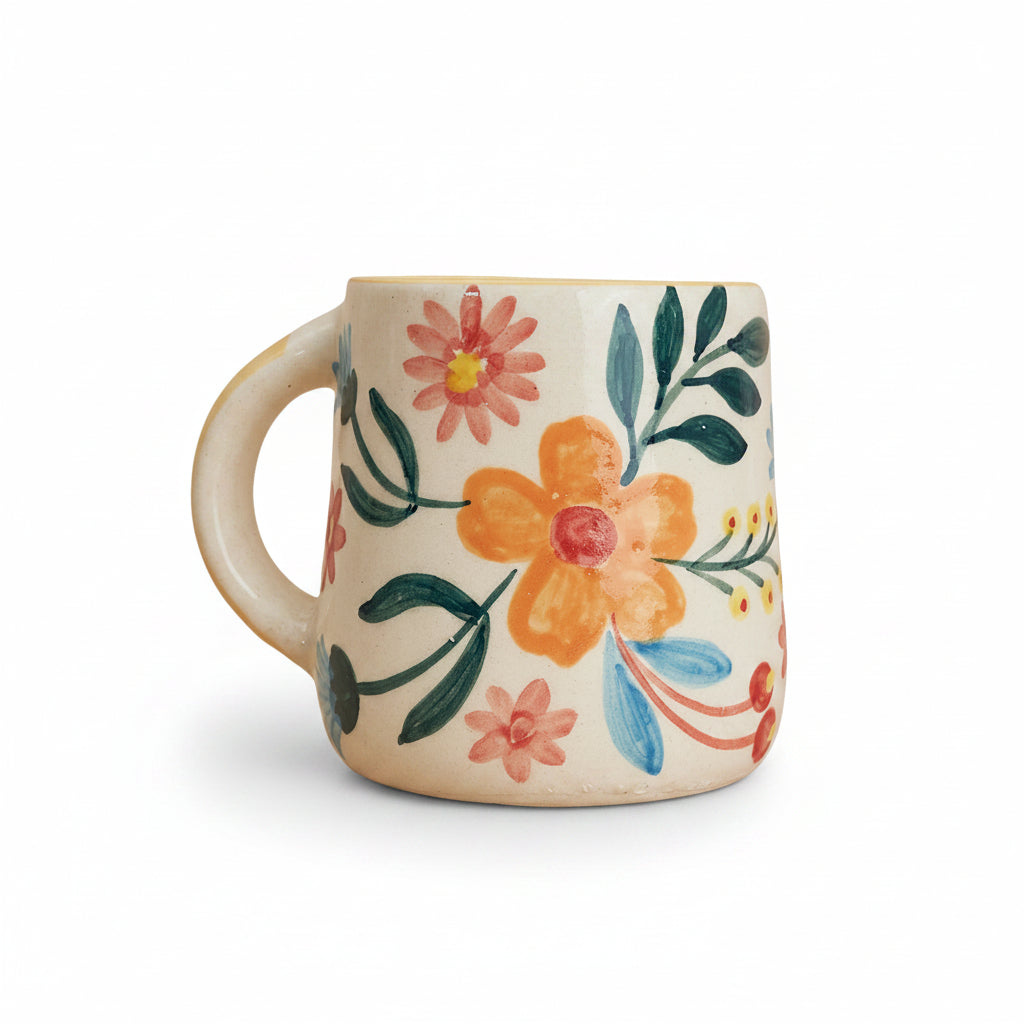 Floral Extravaganza Plate and Mug 2