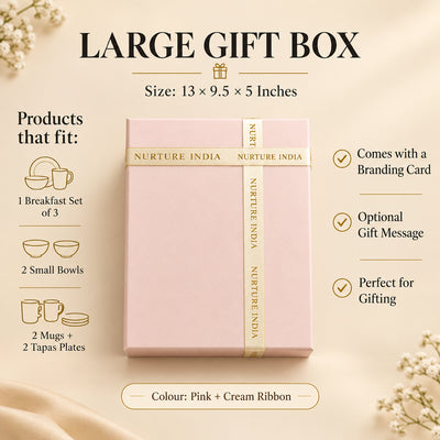 Large Gift Box With Ribbon (Gifting Box Only)