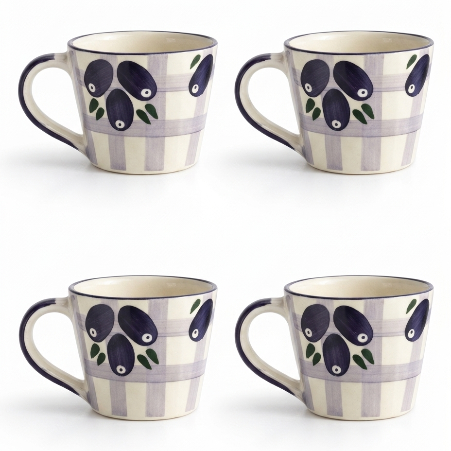 Jamun Junction Handpainted Ceramic Mug (200 ml )