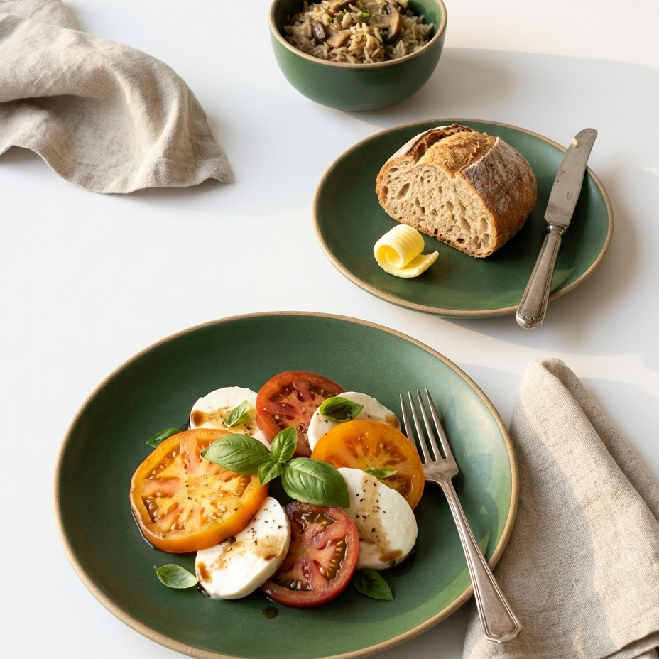 Army Green Dinner Set of 3 Matte