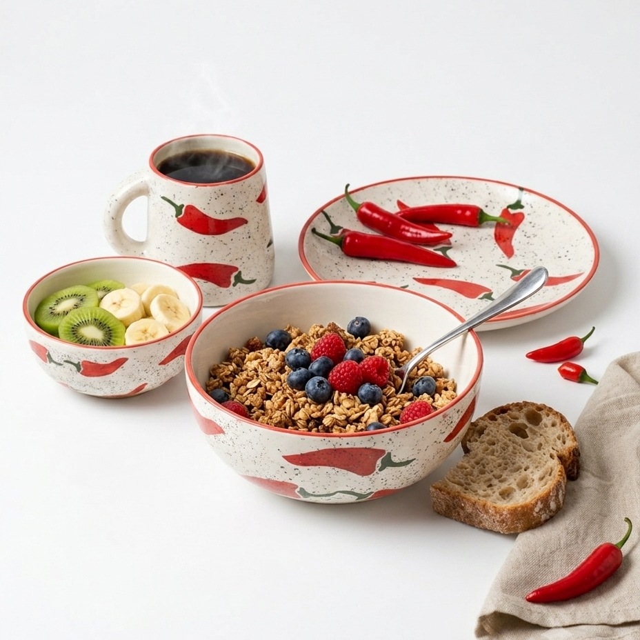 Keep It Spicy Breakfast Set of 4