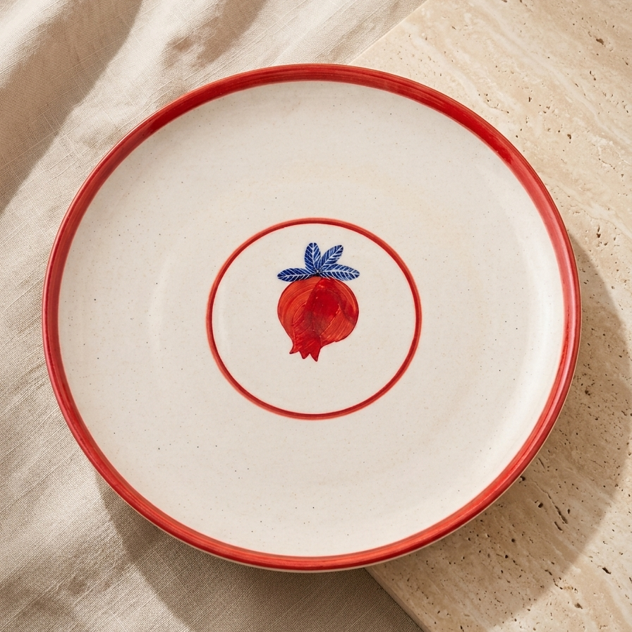 Anaar Bazaar Ceramic Dinner Plate (10.5 inches) Dispatches 1st May