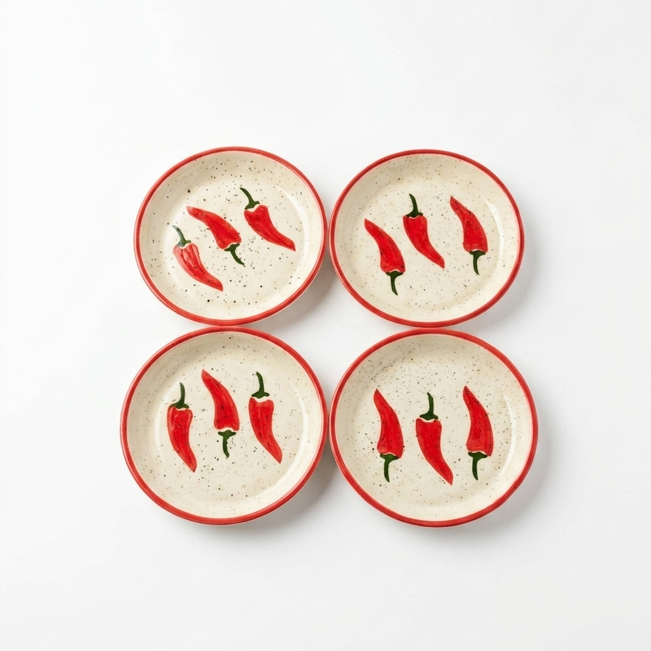 Keep It Spicy Ceramic Tapas Set of 4