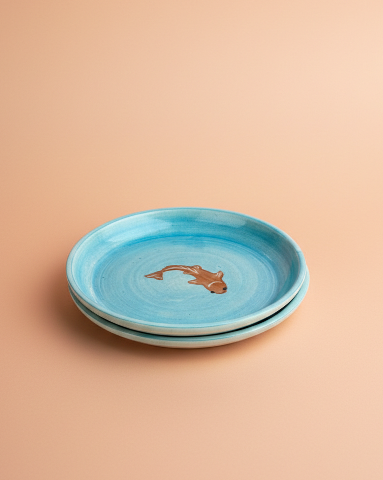 Koi mulaqaat Fish Ceramic Tapas Set of 4