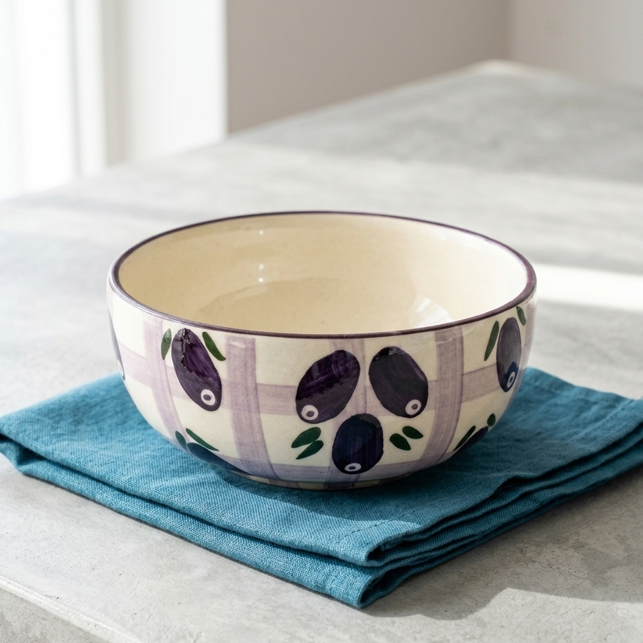 Jamun Junction Handpainted Ceramic Bowl | 300 ml | 5.5 Inch