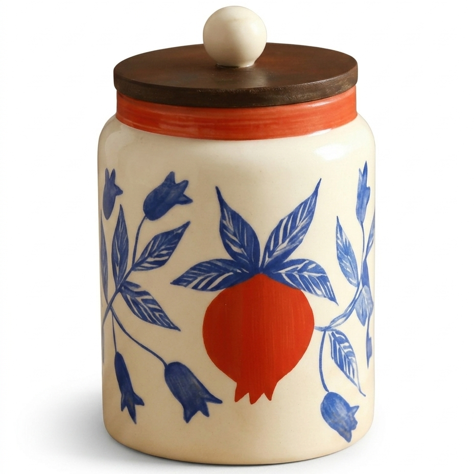 Anaar Bazaar Ceramic Jar - 800ml