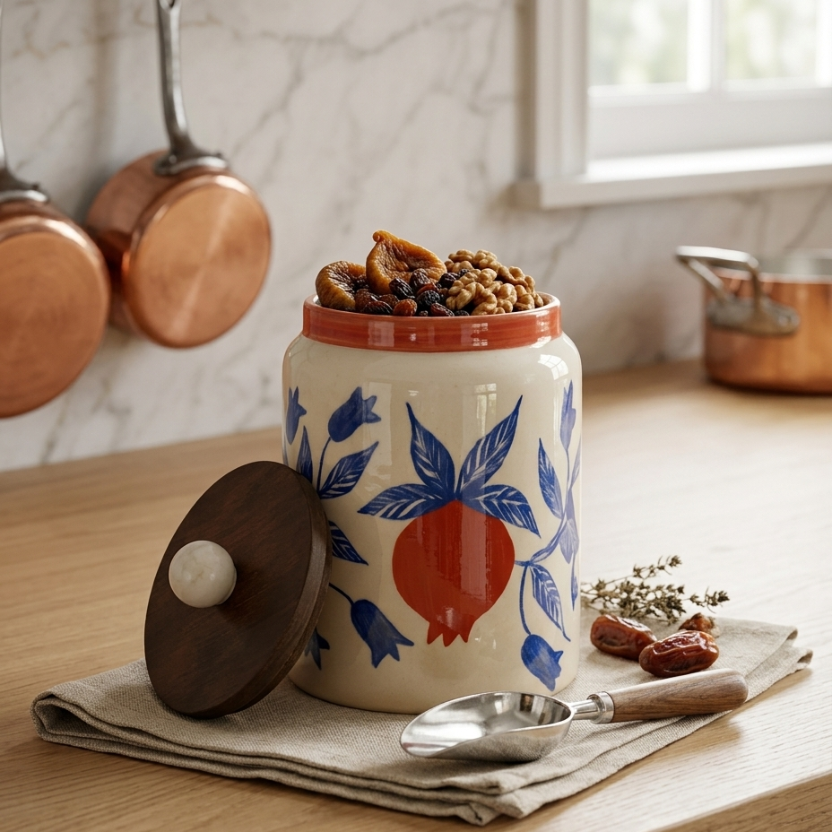 Anaar Bazaar Ceramic Jar - 800ml