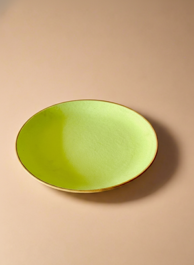 Lime Green Dinner Plates (10 Inches )