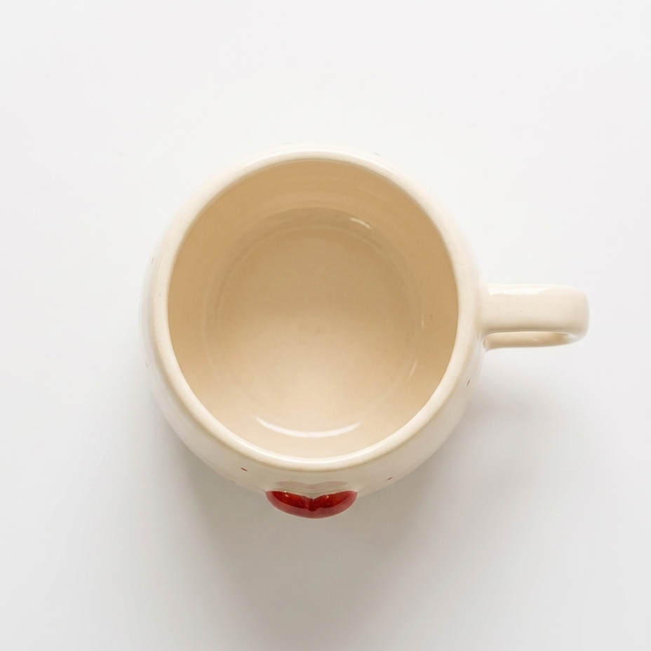 Heart Love Ceramic Coffee Mug (300 ml )