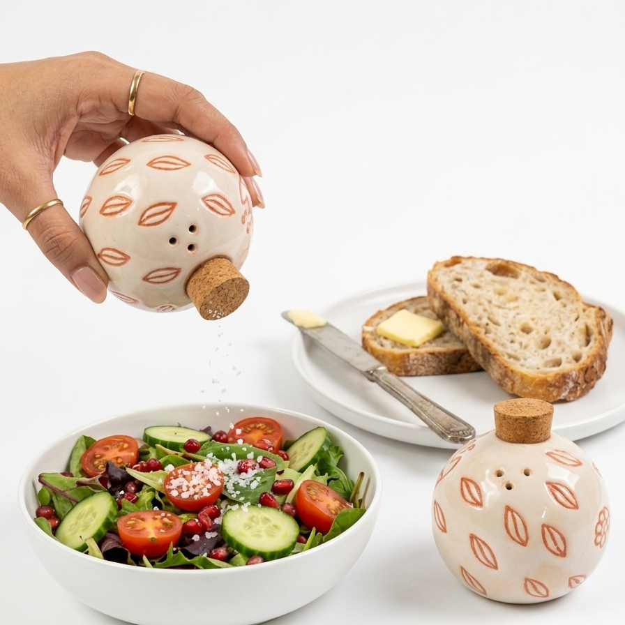 Orange Igloo Salt & Pepper Shaker