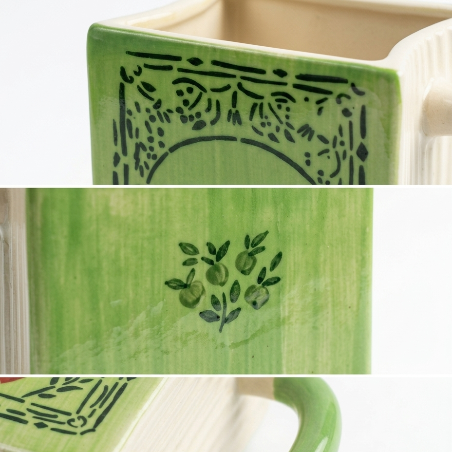 Nostalgic Book Bound Ceramic Coffee Mug (Green )