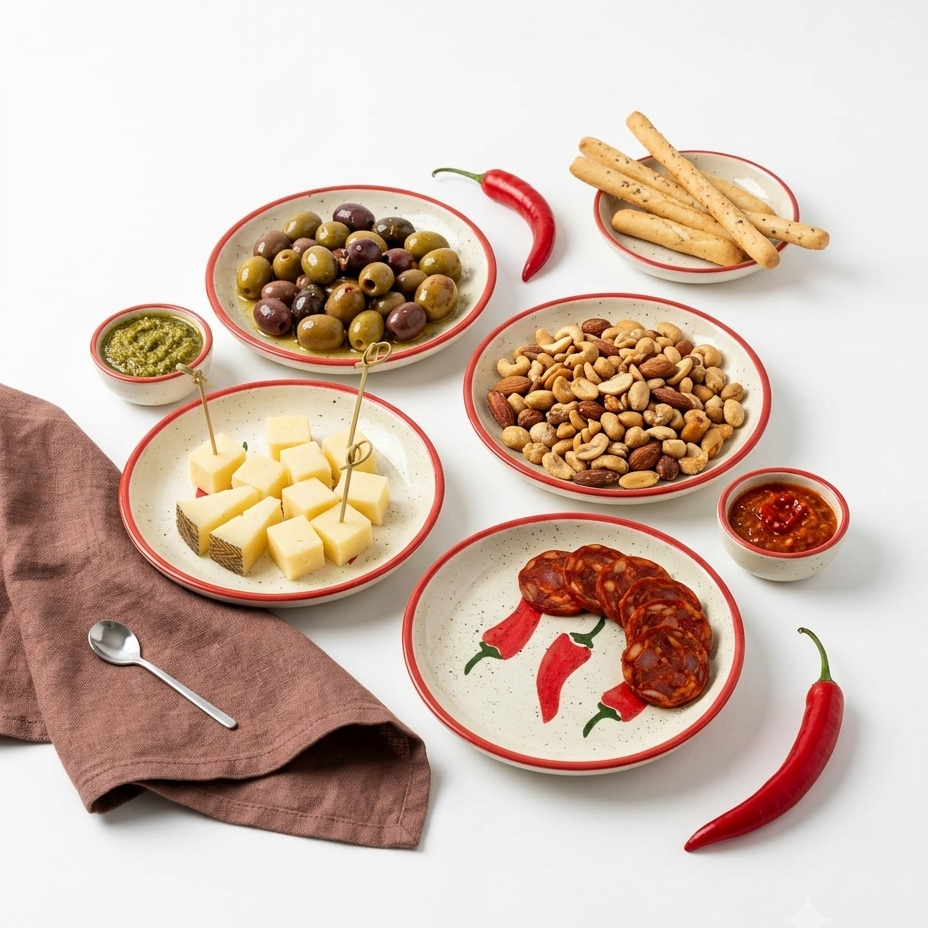Keep It Spicy Ceramic Tapas Set of 4