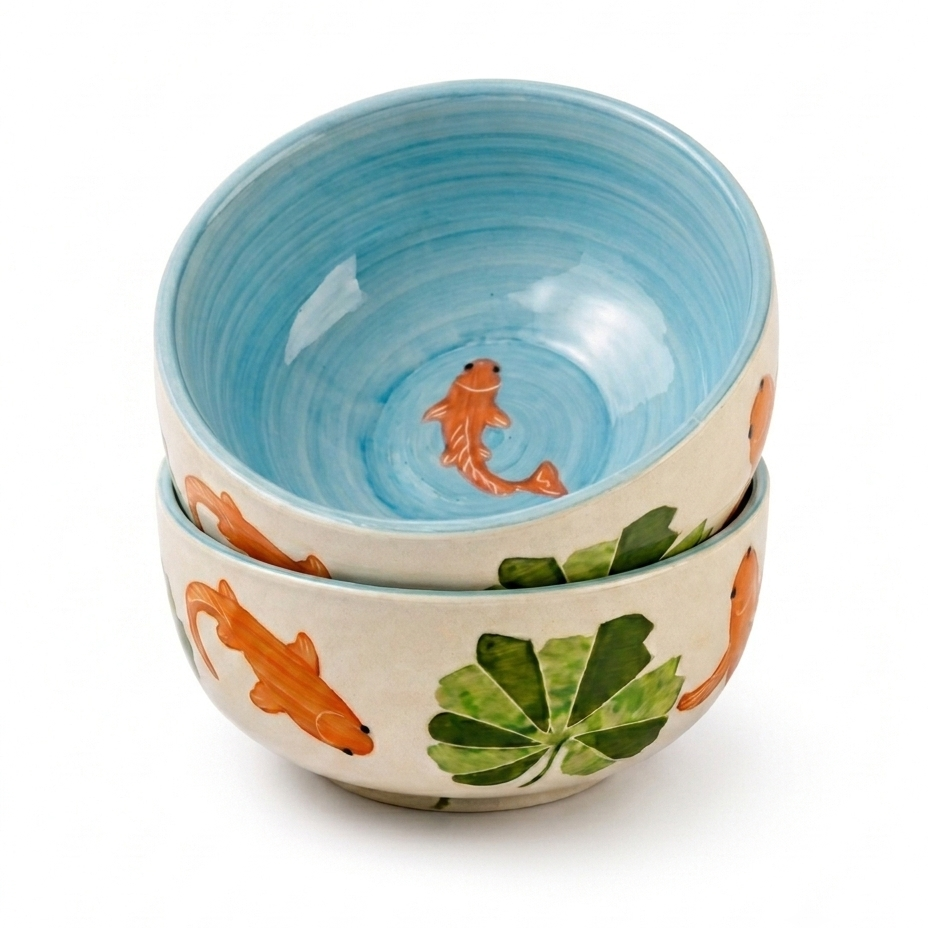 Koi Mulaqaat Fish Ceramic Small Bowl
