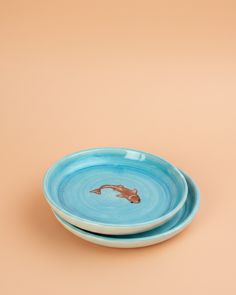 Koi mulaqaat Fish Ceramic Tapas Set of 4