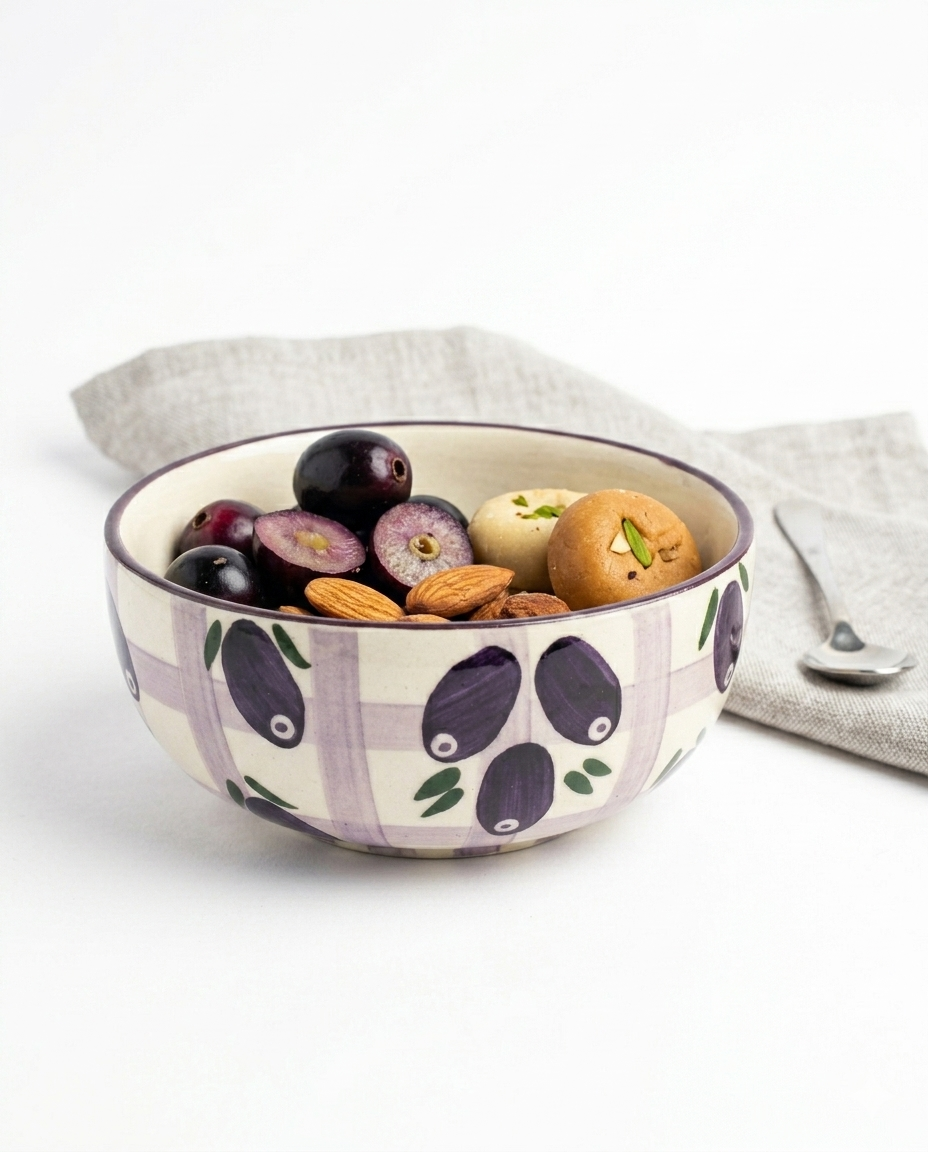 Jamun Junction Handpainted Ceramic Small Bowls