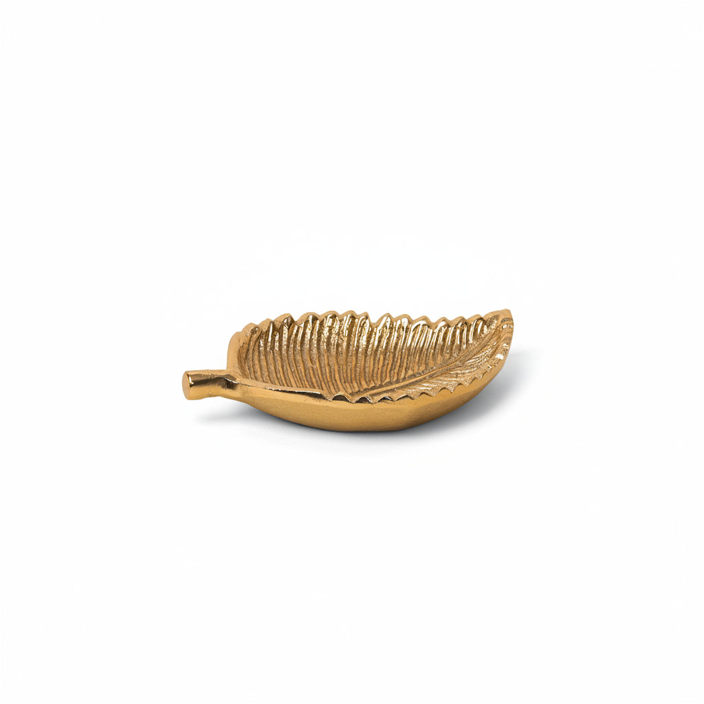 Golden Leaf Platter Nurture India