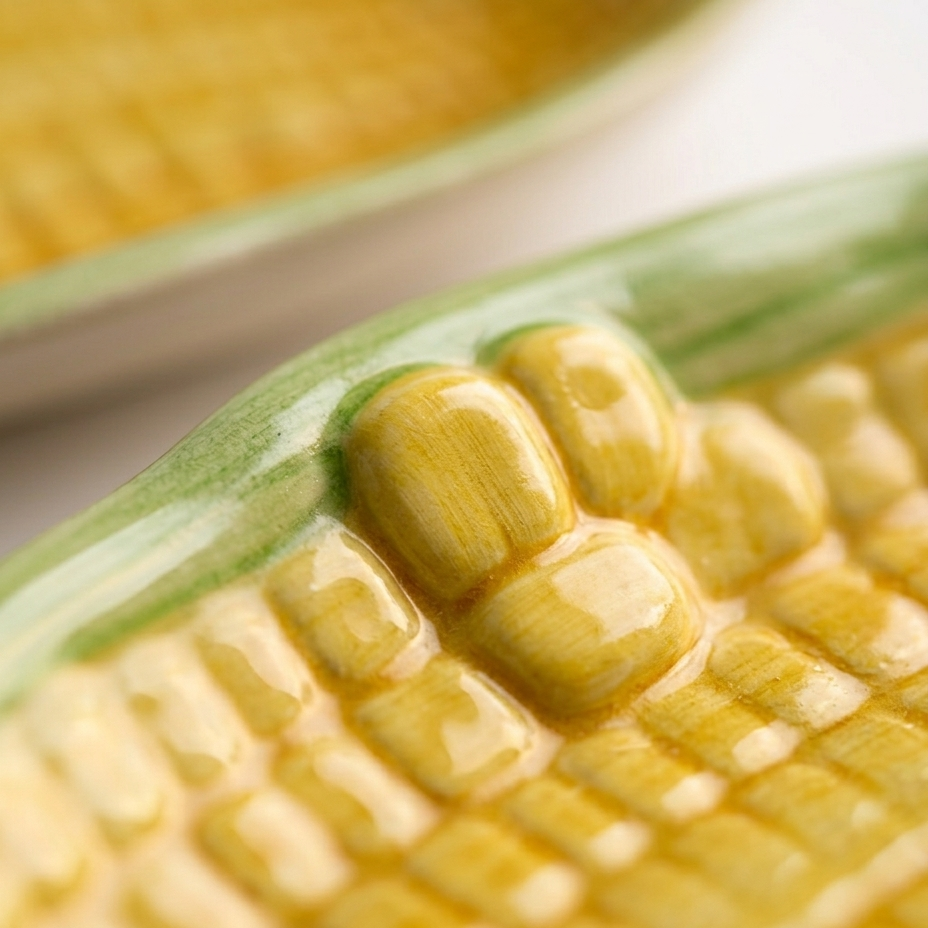 Bhutta Corn Snack Plates Set of 2