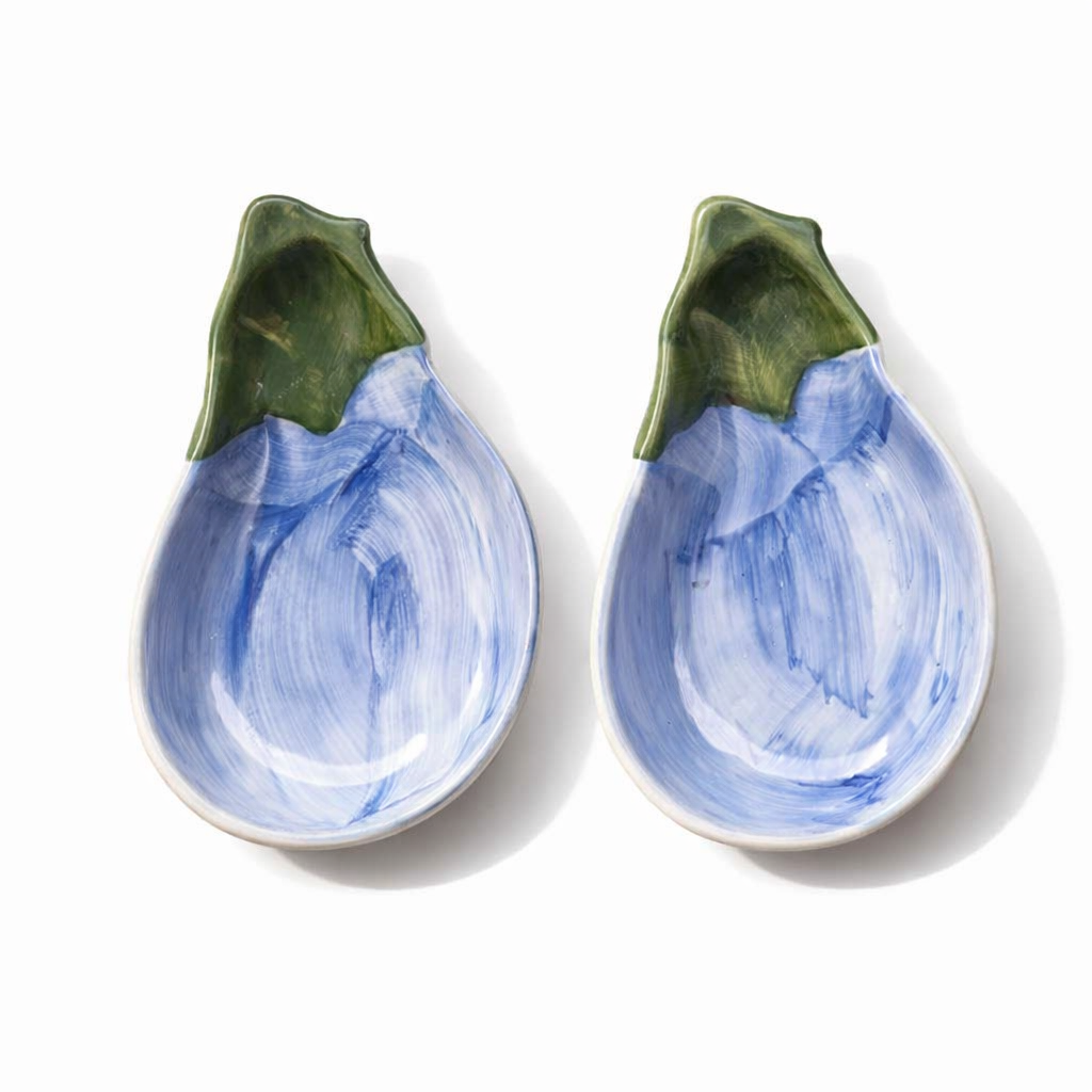Aubergine Platters - Set of 2