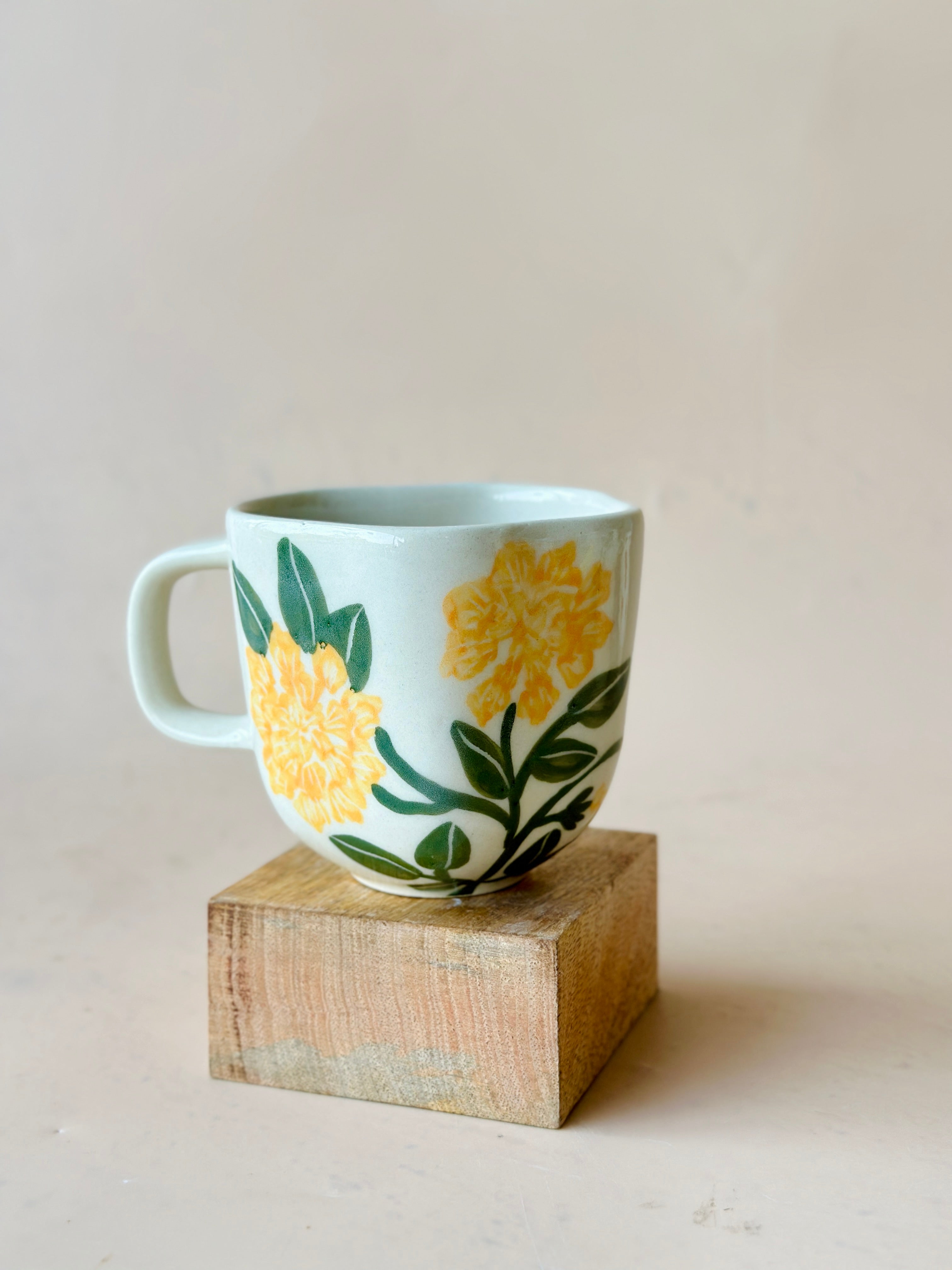 Marigold Wavy Coffee Mug (Pre Order- 5th April Dispatch)