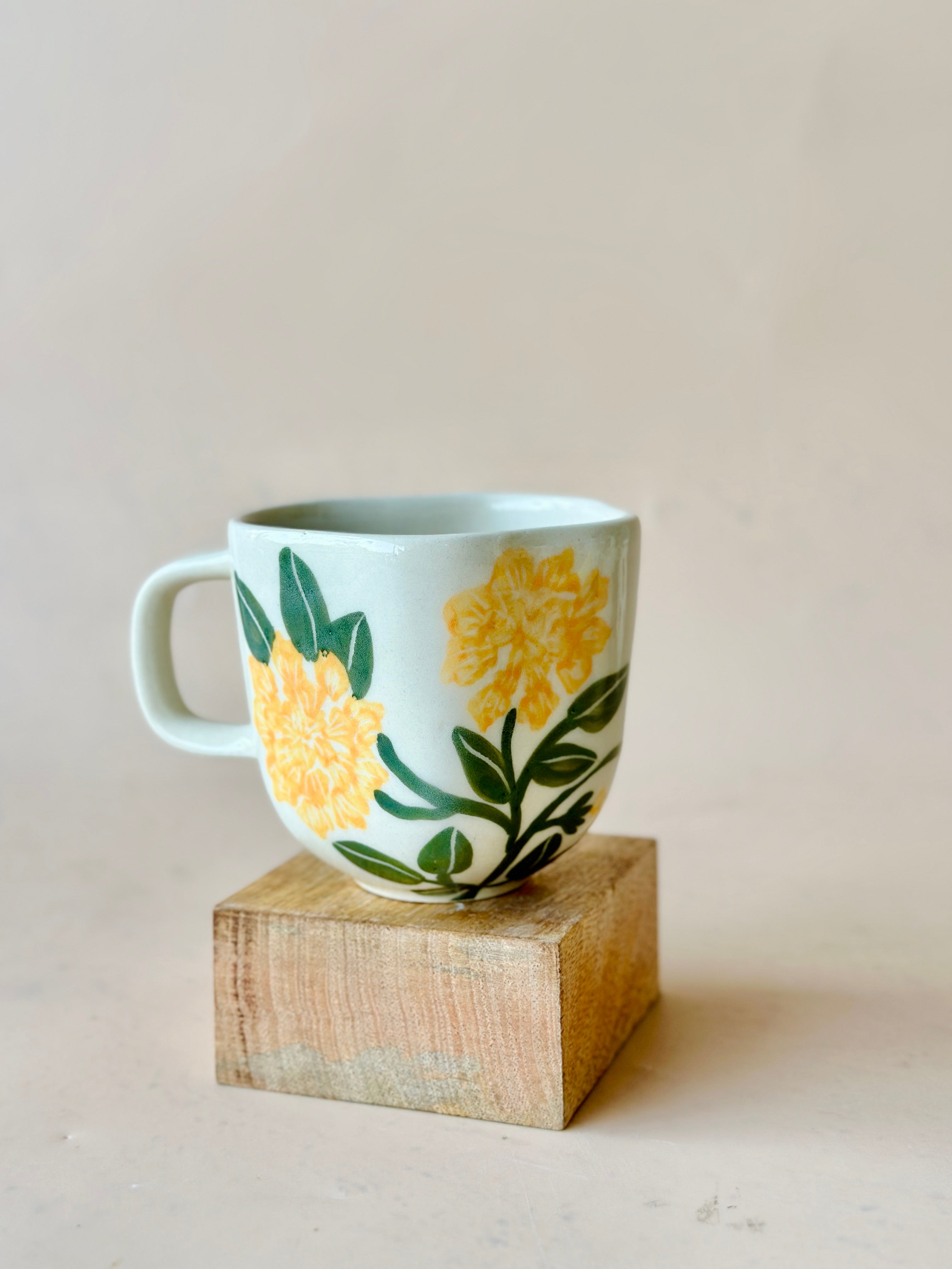 Marigold Wavy Coffee Mug (Pre Order- 5th April Dispatch)