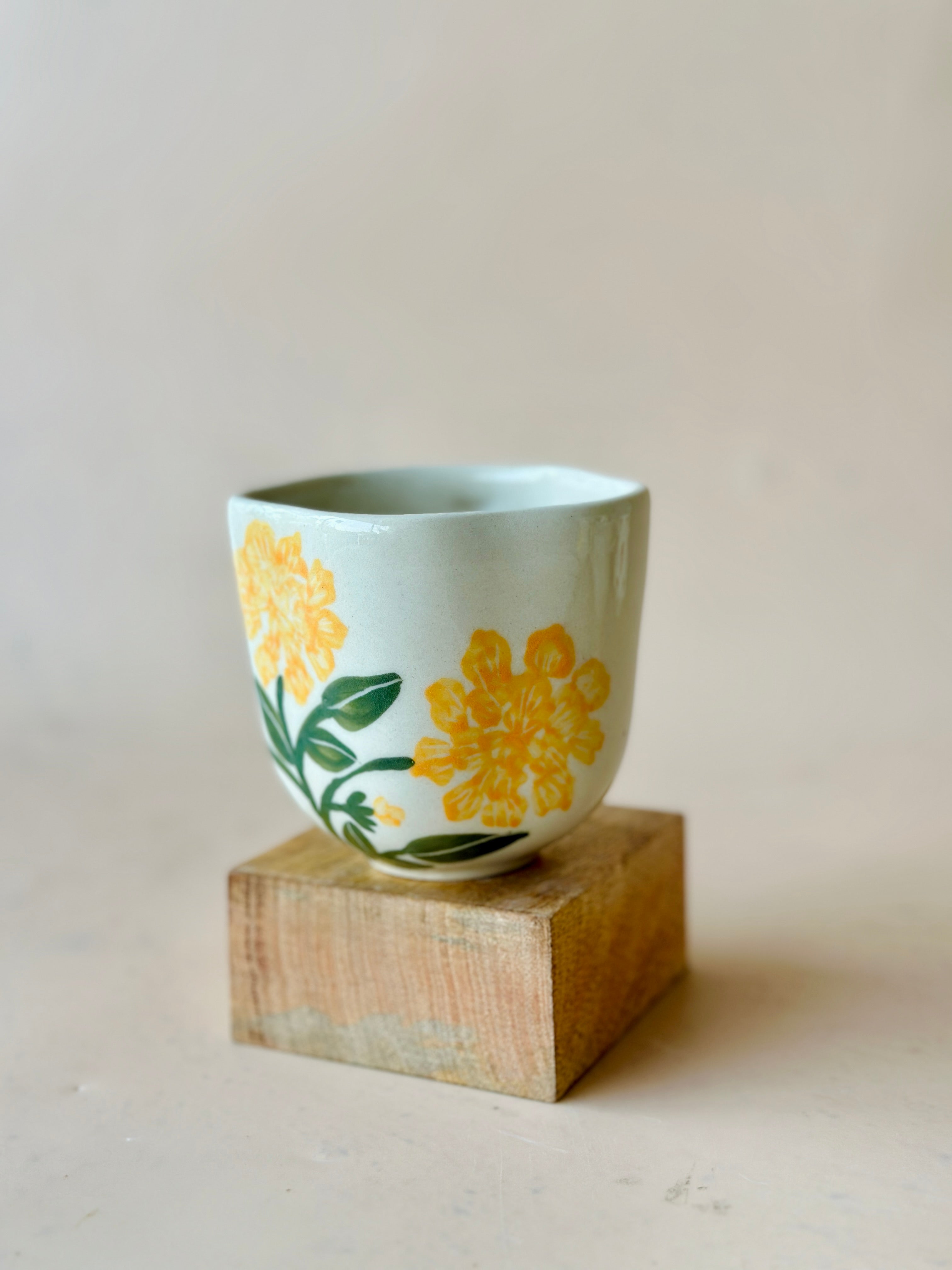 Marigold Wavy Coffee Mug (Pre Order- 5th April Dispatch)