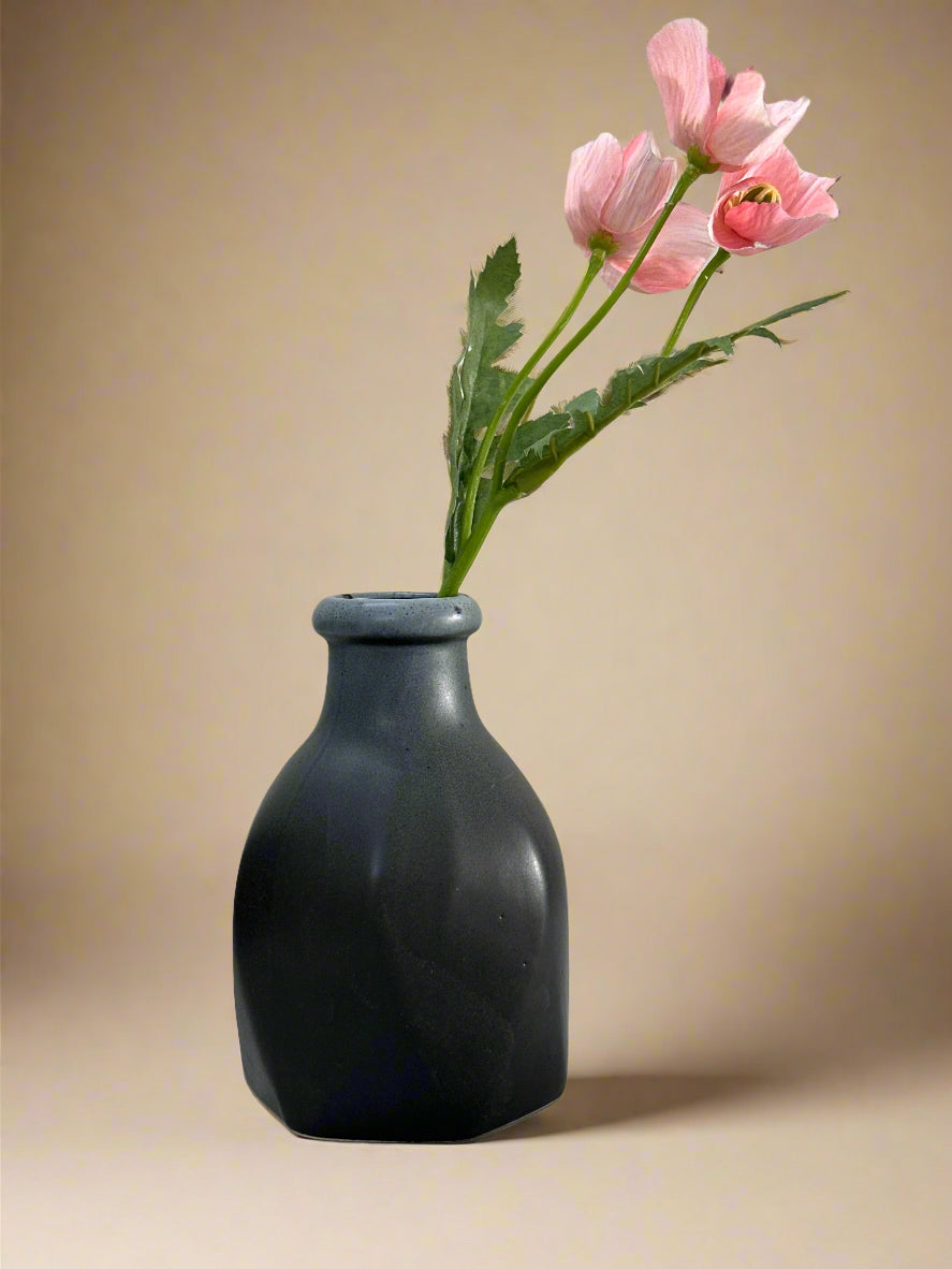 Black Ombre Bud Vase