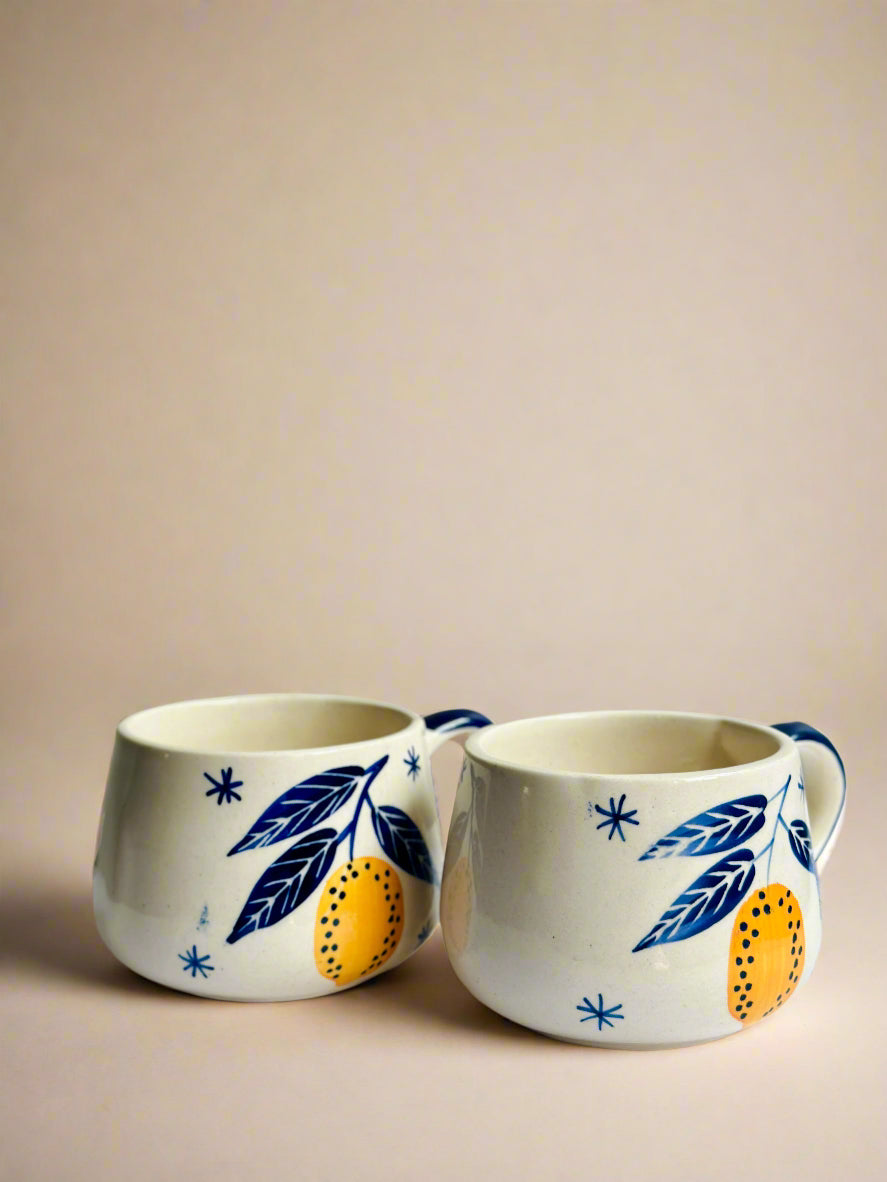 Italian Leafy Lemon Espresso Cup (300ml)