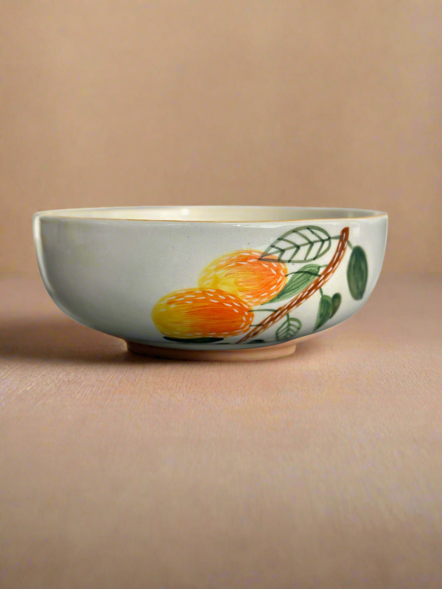 Mango Mehfil Ceramic Bowl - Large