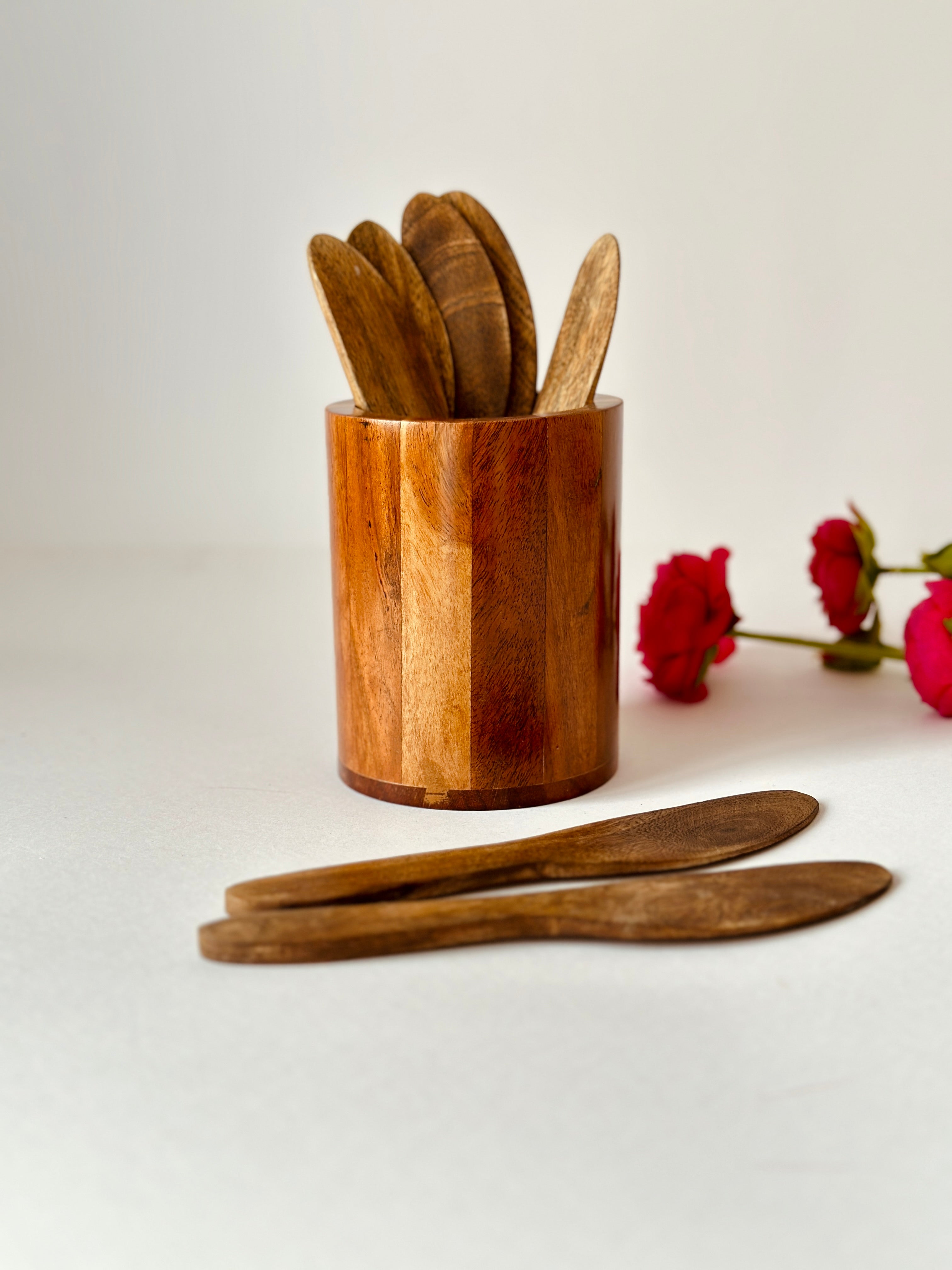 Wooden Butter Knife Set of 6