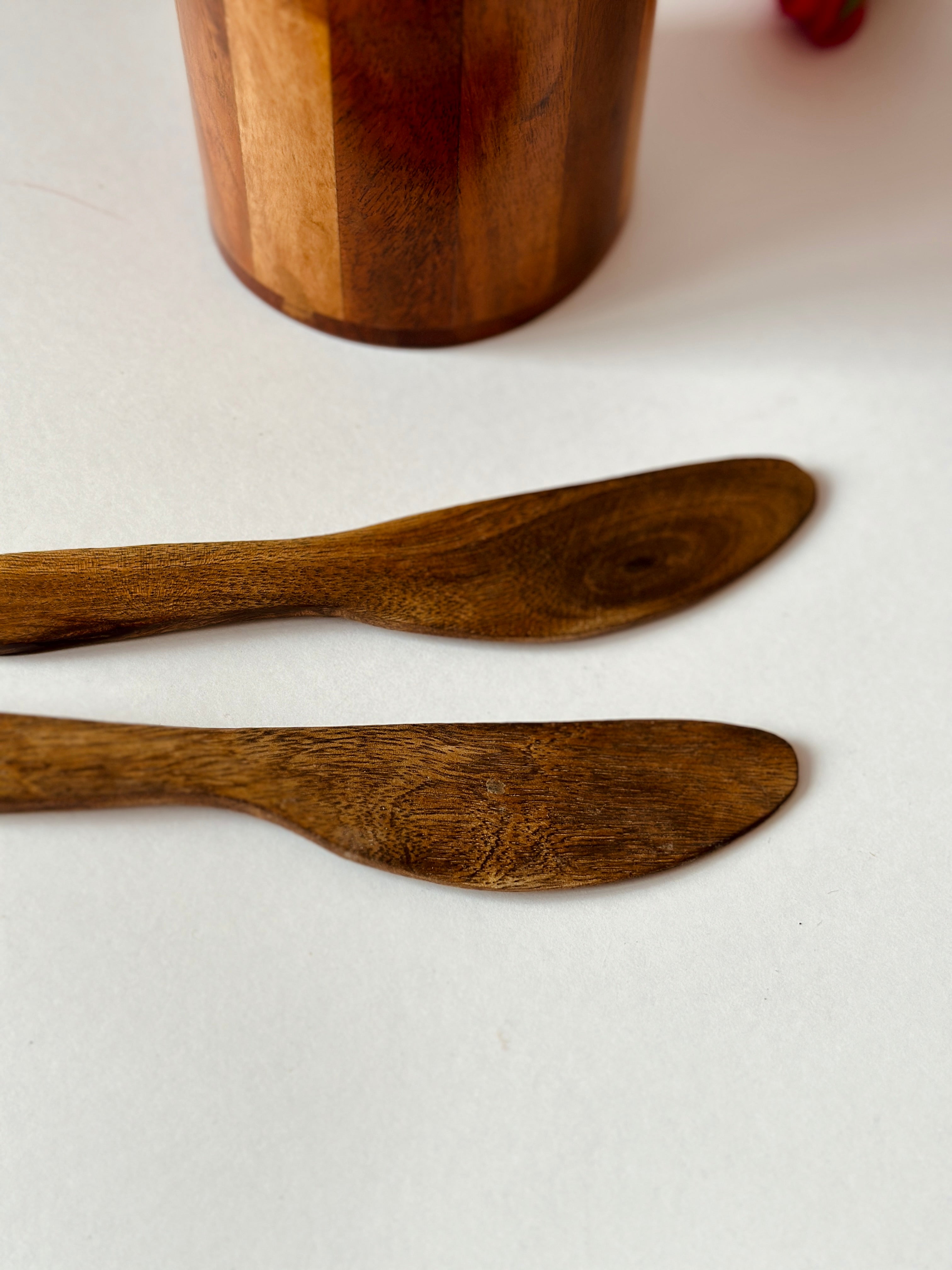 Wooden Butter Knife Set of 6