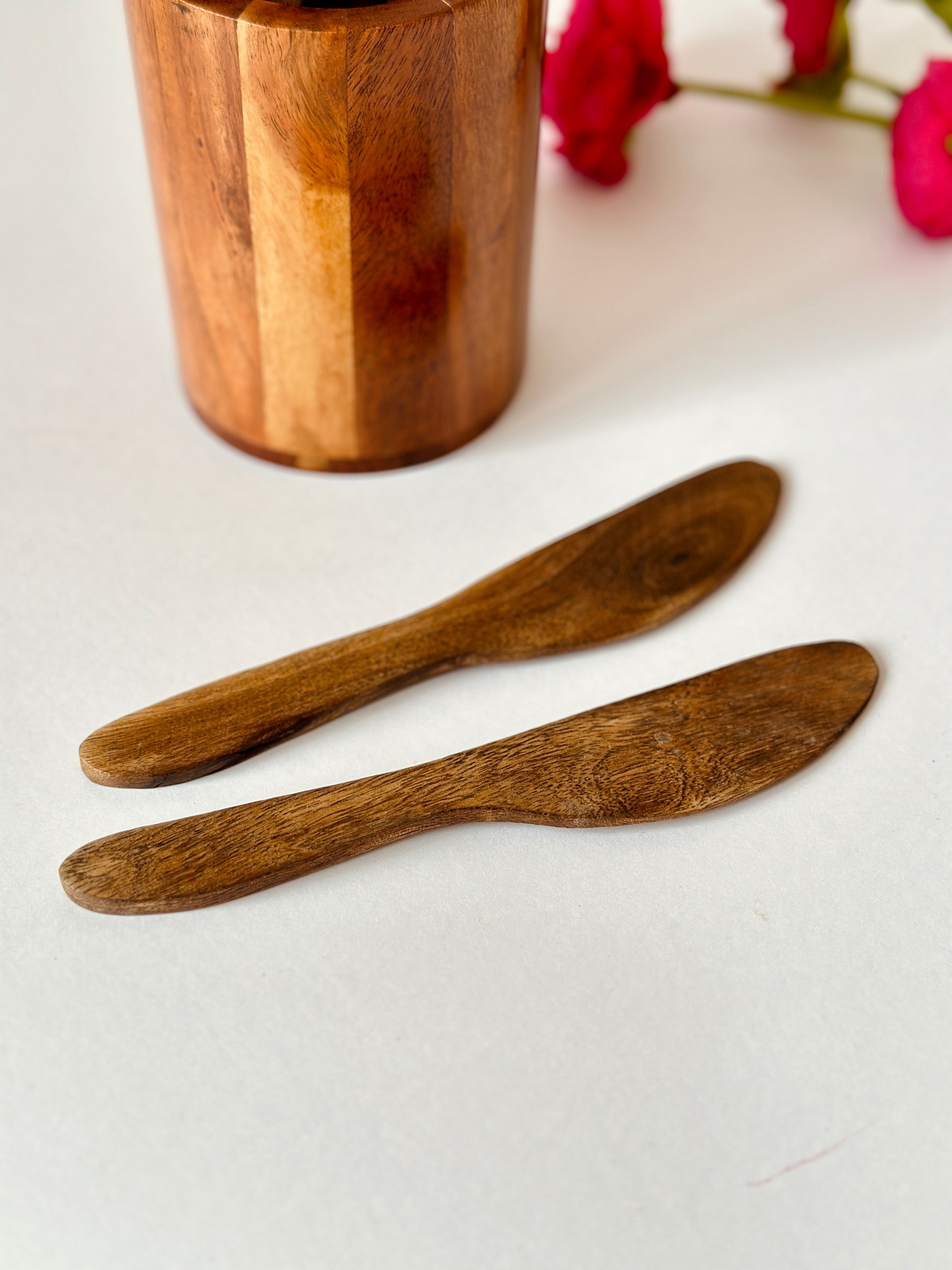 Wooden Butter Knife Set of 6