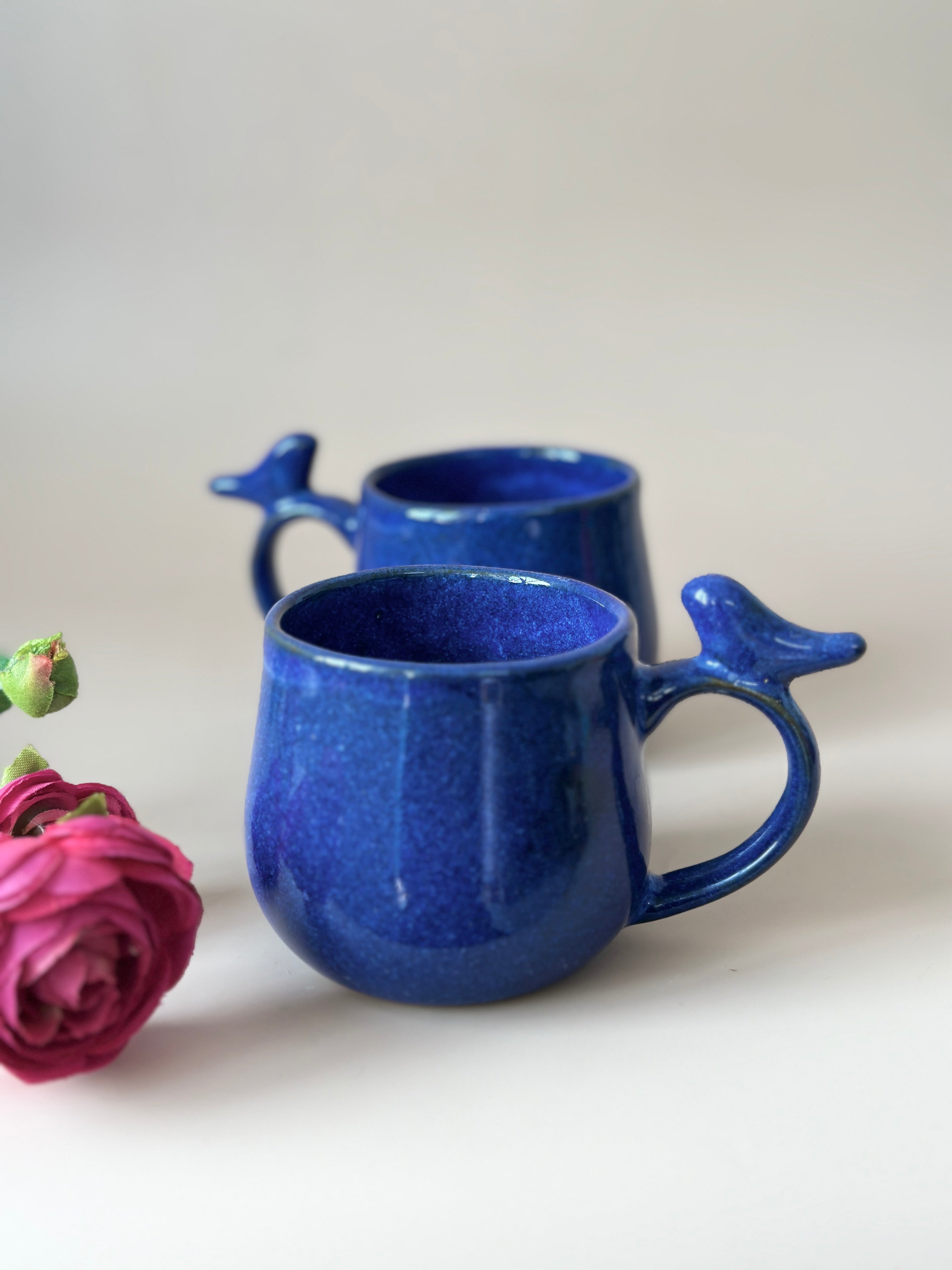 Indigo Little Birdie Glazed Beverage Mug (200ml)