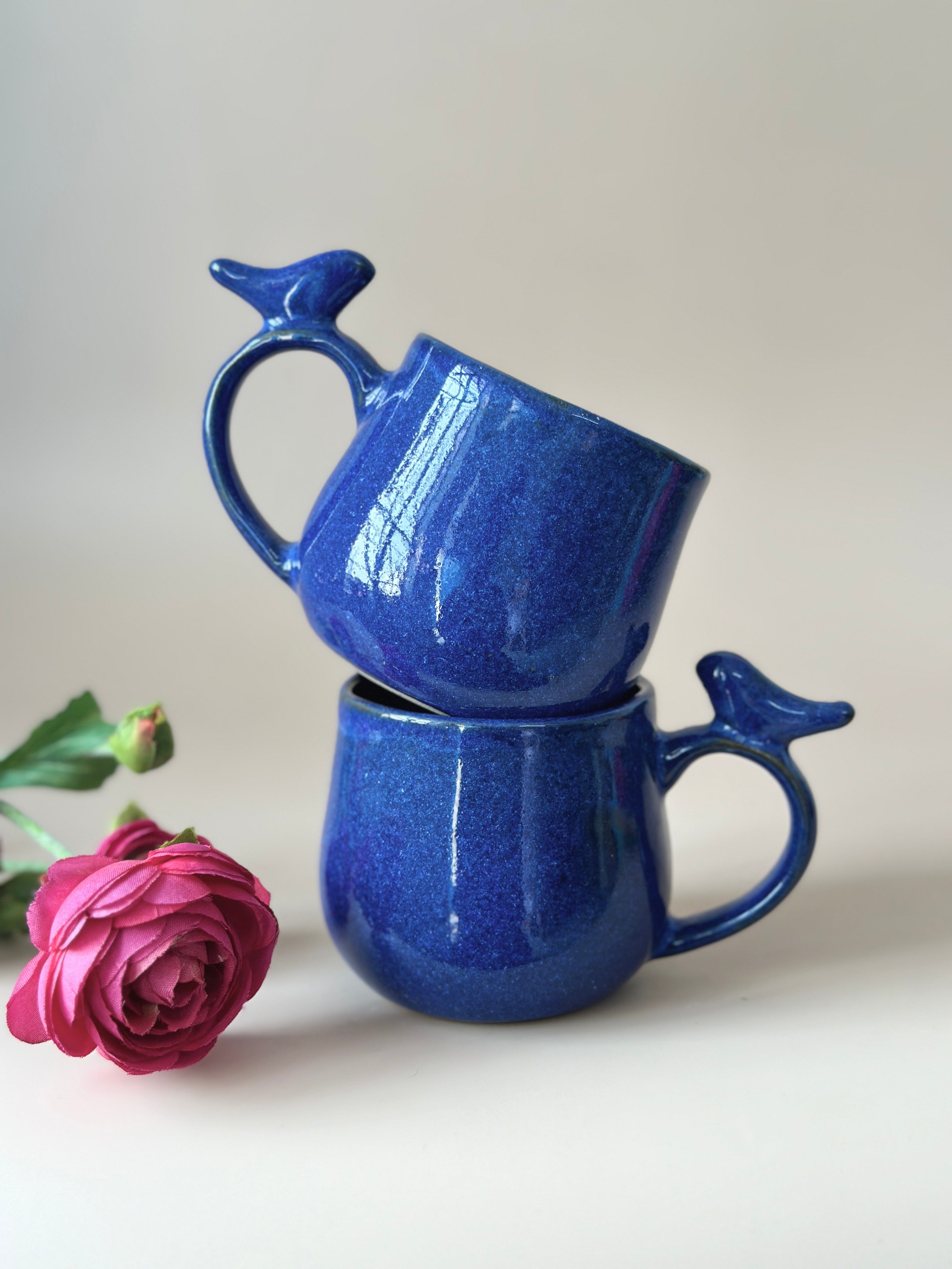 Indigo Little Birdie Glazed Beverage Mug (200ml)