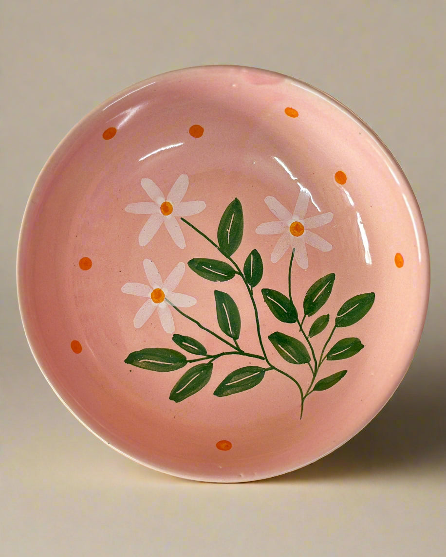 Parijat Postcard Ceramic Bowl - Single