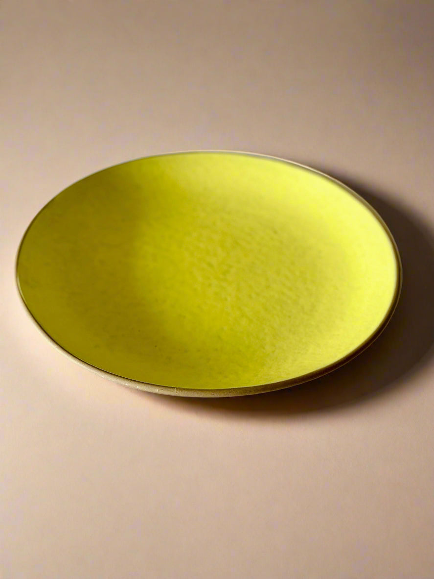 Lemon Yellow Dinner Plates (10 Inches )