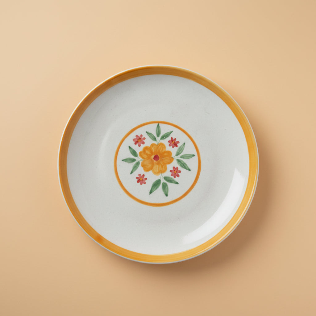 Floral Extravaganza Ceramic Dinner Plate (10.5 inches) - Dispatches 1st May