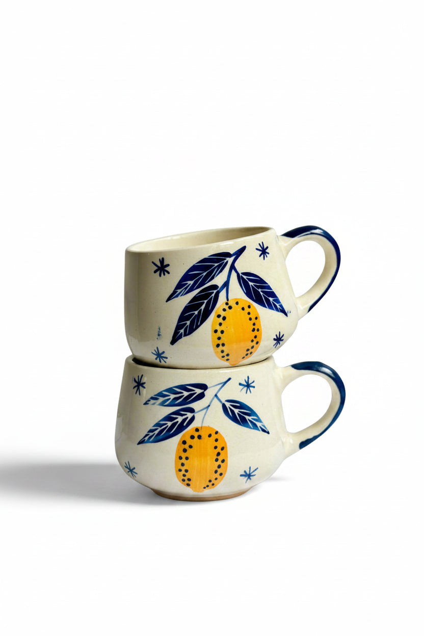 Italian Leafy Lemon Espresso Cup (300ml)
